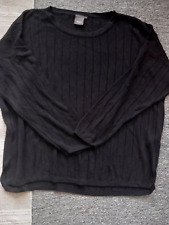 Feiner schwarzer Pullover von ICHI XL