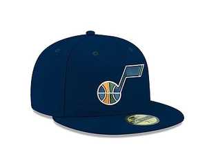 New Era Utah Jazz 59FIFTY Navy Fitted Hat Cap 7 1/8 NBA - Picture 1 of 5