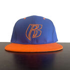 RUFF RYDERS New York #2 Blue Orange Brim Snapback Hat w/ logo NWOT DMX LOX