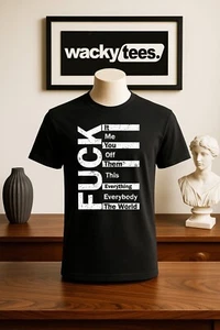 T-Shirt F Word Phuck Duck Fluchliste Erwachsene Humor lustige Grafik - Bild 1 von 12