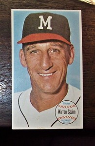 JLeBeau555 1964 Topps Giants Baseball Warren Spahn #31