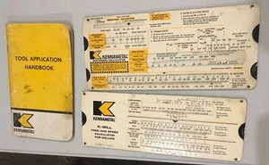 Kennametal Machining Slide Calculator 1980, 1969 K-mill, Handbook 1978 - Picture 1 of 5