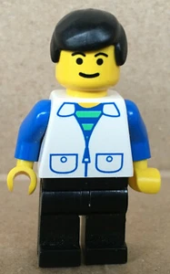 LEGO ® Minifigura Clásico Hombre Bolsos Blancos Set 6424 Rig Racers - trn094 - Imagen 1 de 2