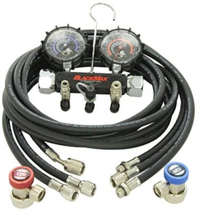 CPS Products MAID8QZ Blackmax Chrome Manifold Gauge Set with Collector's Tin - Picture 1 of 3