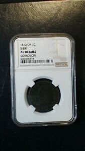 1810/09 Classic Head Large Cent NGC ABOUT UNCIRCULATED 1C Penny Coin BUY IT NOW!