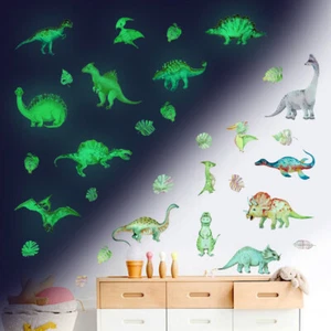 Dinosaurier Wandtattoos Glow In The Dark Aufkleber Wandtattoos Home Schlafzimmer - Bild 1 von 8