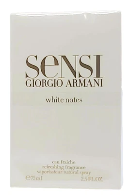 ❤️NOTAS BLANCAS SENSIBLES Giorgio Armani 2.5Oz 75ml EAU FRAICHE, ¡FRAGANCIA REFRESCANTE! Foto 1 de 4