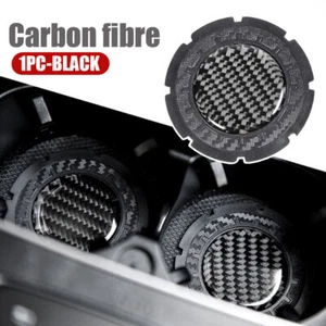 Car Carbon fiber Water Cup Bottle Holder Anti-slip Pad Mat Interior Accessories - Bild 1 von 12