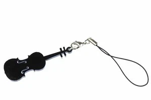 Violon Pendentif pour Téléphone Portable Miniblings Déco Orchestre Musique Schwz - Photo 1 sur 3