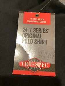 TRU-SPEC Women's Performance 24-7 Polyester Short Sleeve Polo Shirt Black Large - Picture 1 of 5