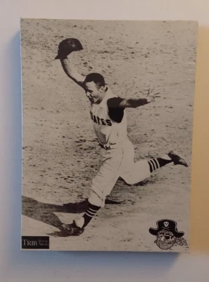 Pittsburgh Pirate Bill Mazeroski 1960 Serie Mundial Home Run Canvas Trib Medi Foto 1 de 2
