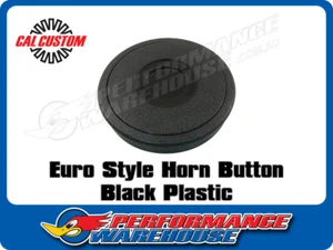 Trajes con botones de bocina de plástico negro estilo Euro 9 pernos ruedas de dirección - Imagen 1 de 4