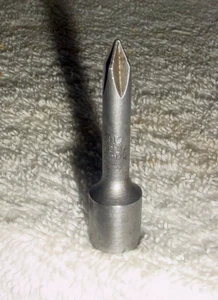 Vintage 1/4 Drive Socket Phillips Lic.2 Bit Driver #1 Point Pat 2046888 SHIPFREE - Picture 1 of 6