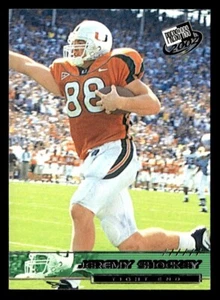 Jeremy Shockey 2002 Press Pass Rookie Card #33 Miami Hurricanes - Picture 1 of 2