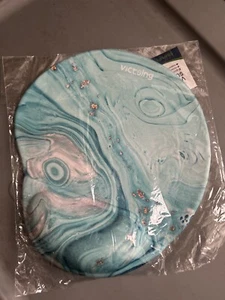Ergonomic Mouse Pad w Wrist Rest Support w Nonslip Rubber Base Marbled Blue NEW - Picture 1 of 3