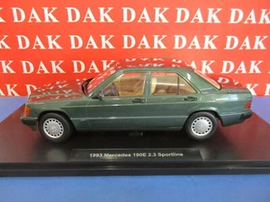 Die cast 1/18 Modellino Auto Mercedes 190E 2.3 Sportline Malachite Green 1993 - Foto 1 di 6