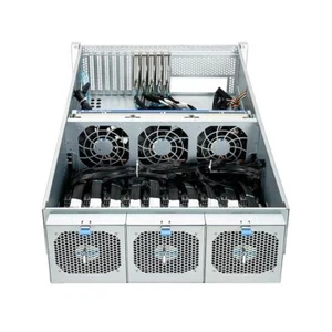 4U 8GPU Server 4x 3.5" PCIe4.0 X16 4+1 PSU With Optional Motherboard / CPU / RAM - Picture 1 of 5
