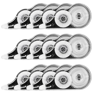 12er Pack White Out Klebeband Korrekturband, je 39 Fuß Whiteout Roller Korrektur - Bild 1 von 7