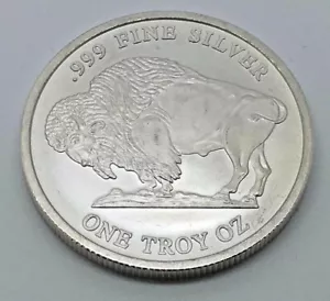 2013 AMERICAN BUFFALO INDIAN HEAD SILBER 1 OZ .999 RUND - Bild 1 von 2