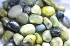 One Serpentine Tumbled Stone Chunky Brazil 25-30Mm Reiki Healing Crystal Trauma