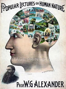Lectures Human Nature 1895 Giclee Estampado en lona 15x20 - Imagen 1 de 2
