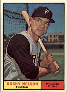 1961 Topps #304 Rocky Nelson - EX-MT