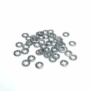 (50 Stück) #4 Innenzahn-Sicherungsscheibe, MIL-SPEC MS35333-70, 410 Edelstahl - Bild 1 von 3