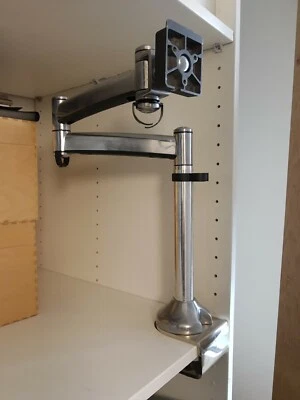 Chrome Monitor desktop mount VESA arm - Egotron? - Image 1 of 4