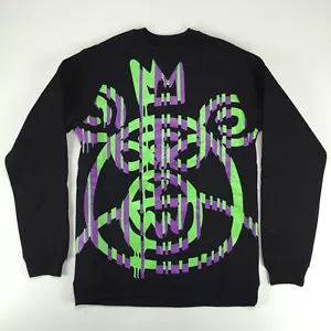 Mishka Derailed Mop Crew Sweatshirt In Black Sizes S M - Picture 1 of 1