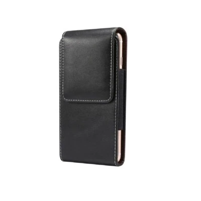 for Cubot Note 8 (2022) Vertical Leather Holster with Belt Loop - Image 1 of 4