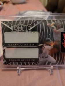 Leaf Exotic Fernando Tatis & Ronald Acuña Jr Dual unsigned print proof 1/1 - Picture 1 of 2
