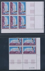 1966 TAAF - FRANZÖSISCHE ANTARKTIS - Yvert PA 16 MNH ** SECHSER BLOCK + VIERTEL - Bild 1 von 1
