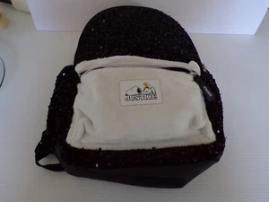 Snoopy Backpack by Justice Black/White Sequins, Kids, Travel, School - Picture 1 of 11