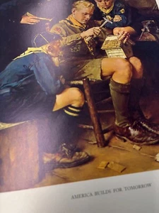 Norman Rockwell Pfadfinder Drucke - Bild 1 von 8