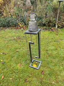 Stehtisch Bistrotisch Partytisch Metall Gartentisch Einstellbar. Unlackiert - Bild 1 von 6