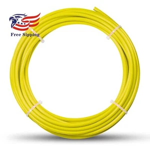 Yellow 5/16" OD Air Pneumatic Tubing Pipe PU Hose for Air Line Tubing 39.4ft 12m - Picture 1 of 4