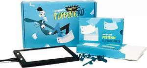 Official Andymation'S Flipbook Starter Kit for Kids & Adults with LED Light Pad - Picture 1 of 12
