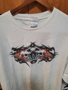 Camiseta gráfica Skulls Flames 2003 Good Sports Inc 2XL - Imagen 1 de 8