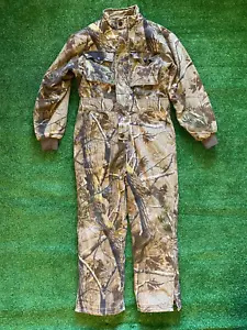 Game Winner Youth Size Small Camo Thermal Insulated Coveralls Hunting GUC - Picture 1 of 6