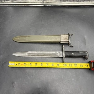 VINTAGE UC Union Cutlery UOS WWII US Army 1942 Fighting Knife with Sheath - Picture 1 of 12