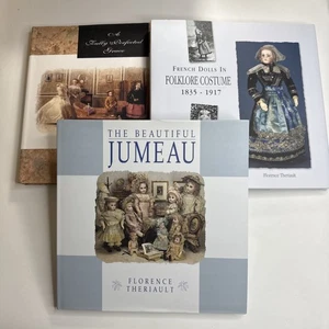 FRENCH DOLL BOOK LOT Florence Theriault Jumeau - Folklore Costume - Fashion Doll - Imagen 1 de 23