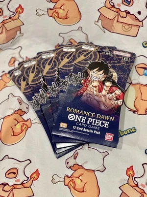 One Piece OP-01 Romance Dawn Sleeved Booster Pack Primera Ola  Foto 1 de 4