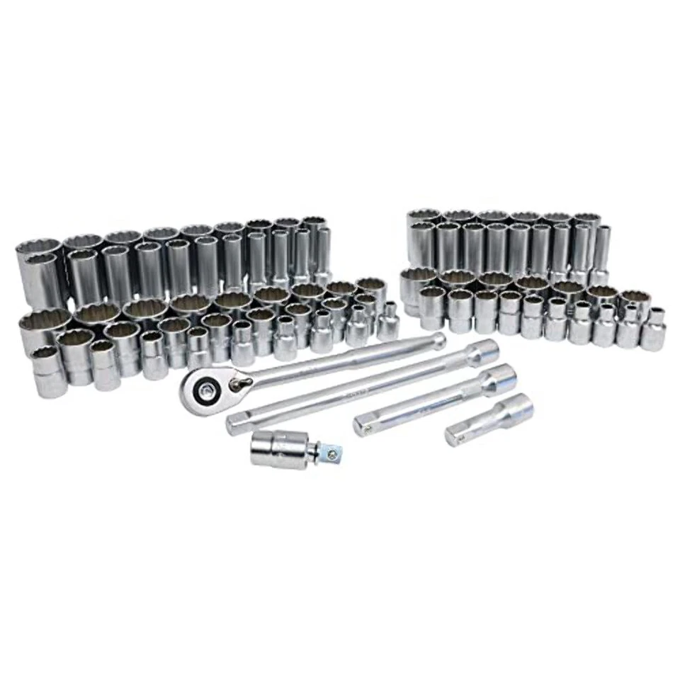 Wiha 33899 84 Piece Professional Socket Set, 1/2” Drive, Metric and SAE - Image 1 of 1