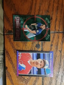 Randy Johnson 88 Donruss Rookie And 1996 Upper Deck Strike Force - Picture 1 of 2