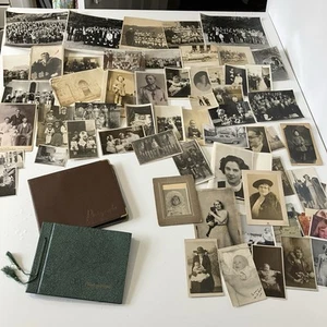 Large Joblot Of Vintage & Antique Old Photographs Collection Family Album Photos - Picture 1 of 12