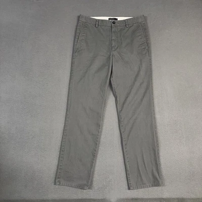 Dockers 裤子男式 31x32(适合 32x30)灰色修身直筒弹力棉 — 第 1/4 张图片