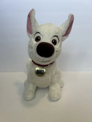 Disney Store Bolt Plush Dog With Necklace 14” - Image 1 of 4