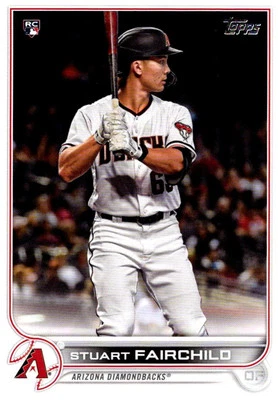 2022 Topps Stuart Fairchild Rookie Arizona Diamondbacks #163 - Image 1 of 2