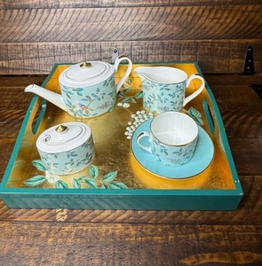 Williams Sonoma Fortnum & Mason Camellia Tea Tray & Service set - Picture 1 of 29