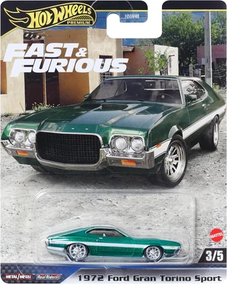 FAST and FURIOUS Auto FORD GRAN TORINO SPORT 1972 - Modellino Die Cast Scala 1:6 - Immagine 1 di 4